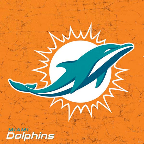 NFL Miami Dolphins Distressed- Orange PS4 Slim Bundle Skin